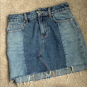 PacSun jean skirt